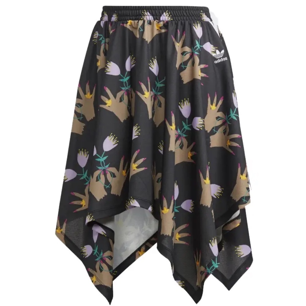 Adidas Originals Allover Print FL4055 Multicolor AOP Skirt Nwt